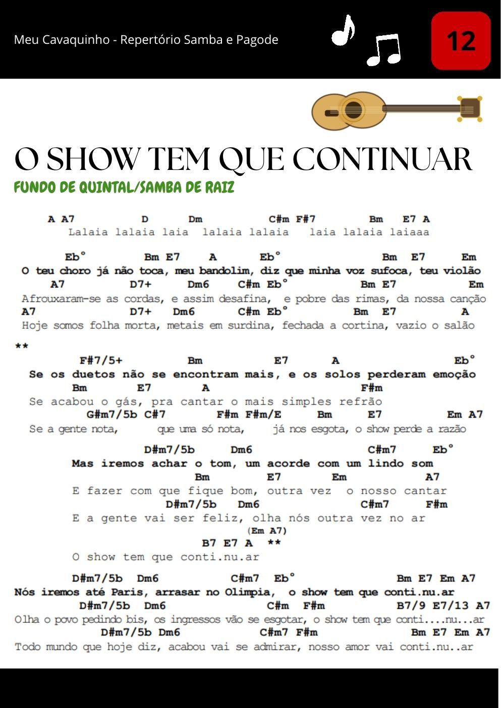 Amostra de cifra