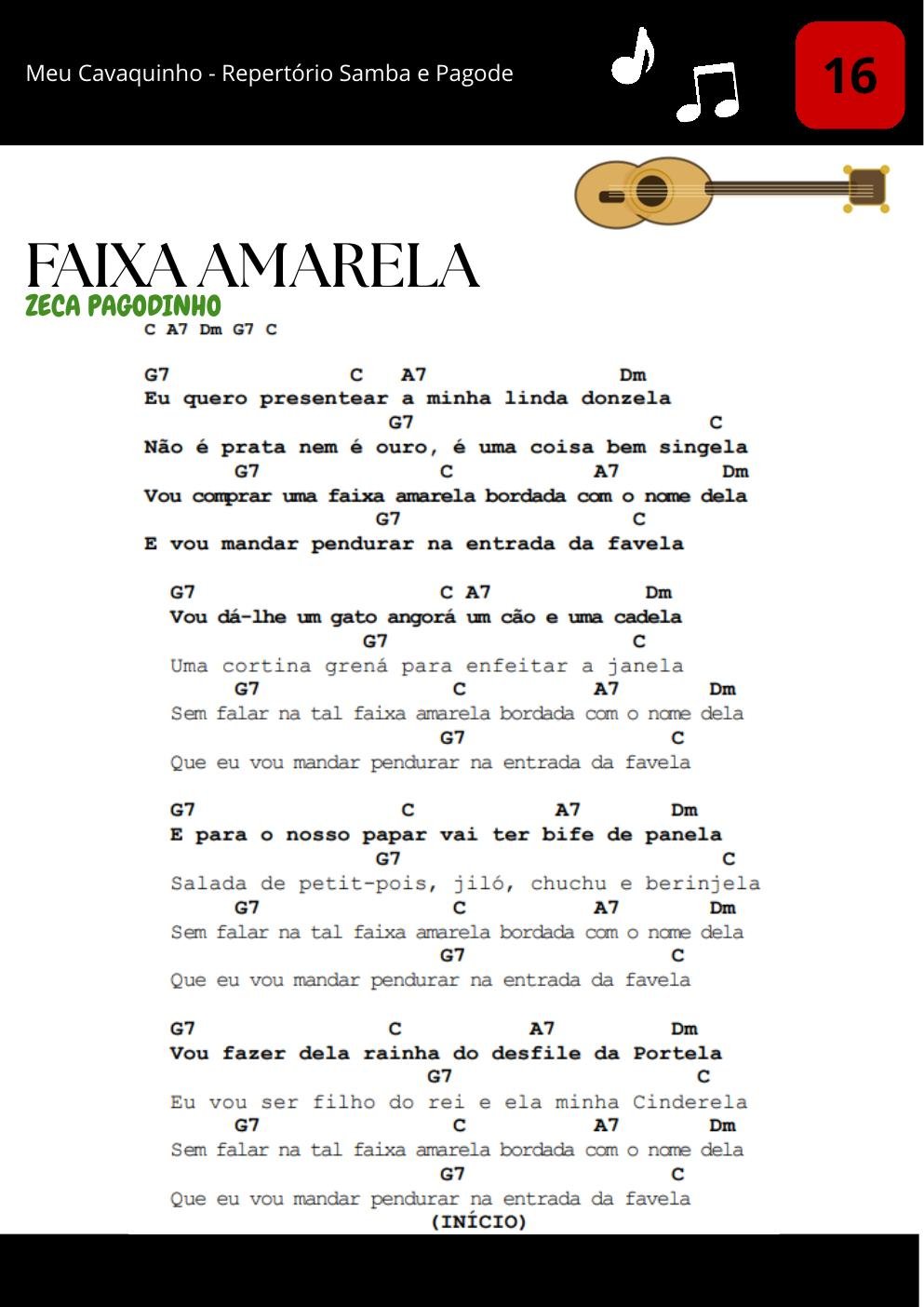 Amostra de cifra