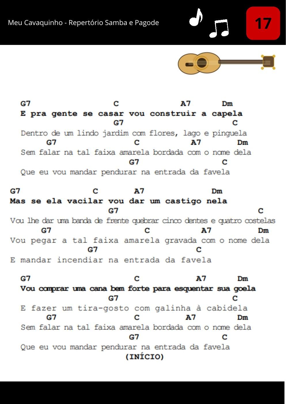 Amostra de cifra