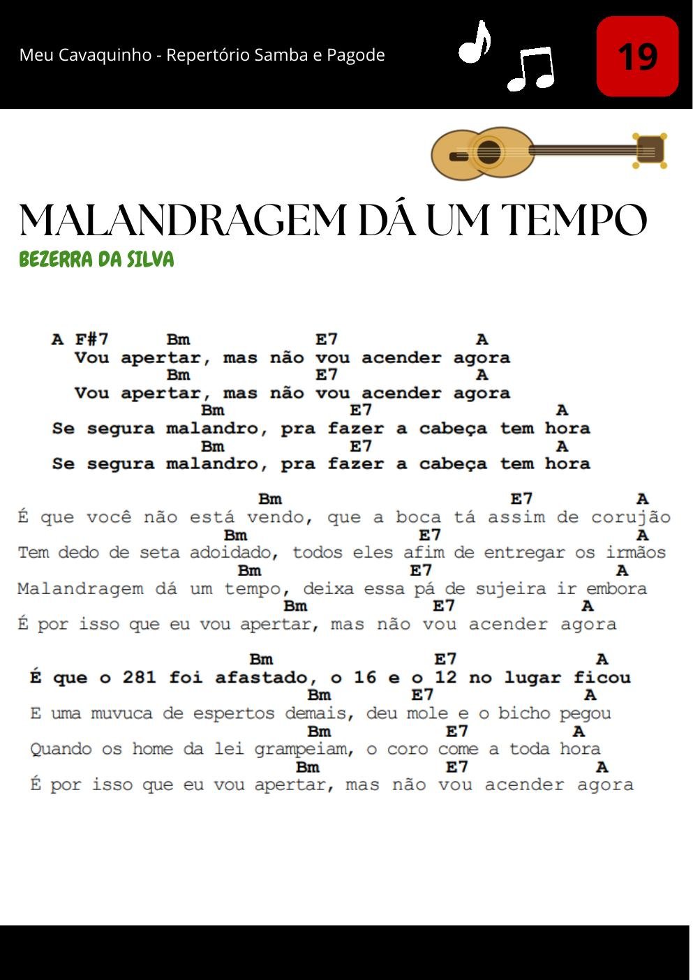 Amostra de cifra